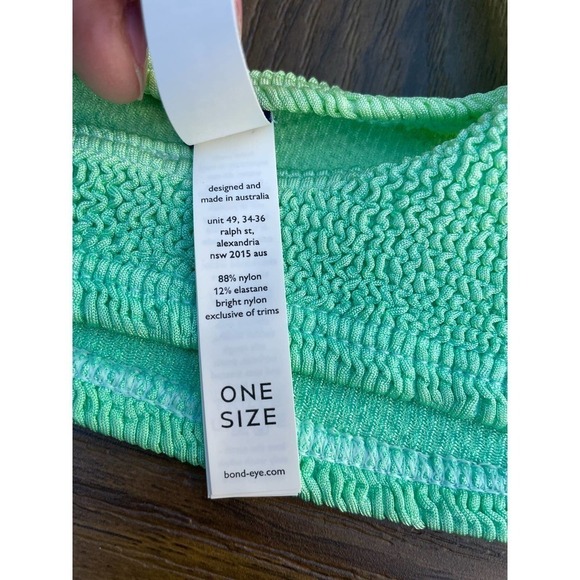 Bound by bond-eye Australia one size green bikini top - Picture 6 of 8